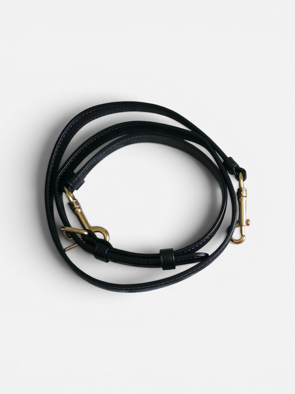 Coach Mini Bucket Bag Black Pebble Leather Gold Hardware - Picture 4 of 7